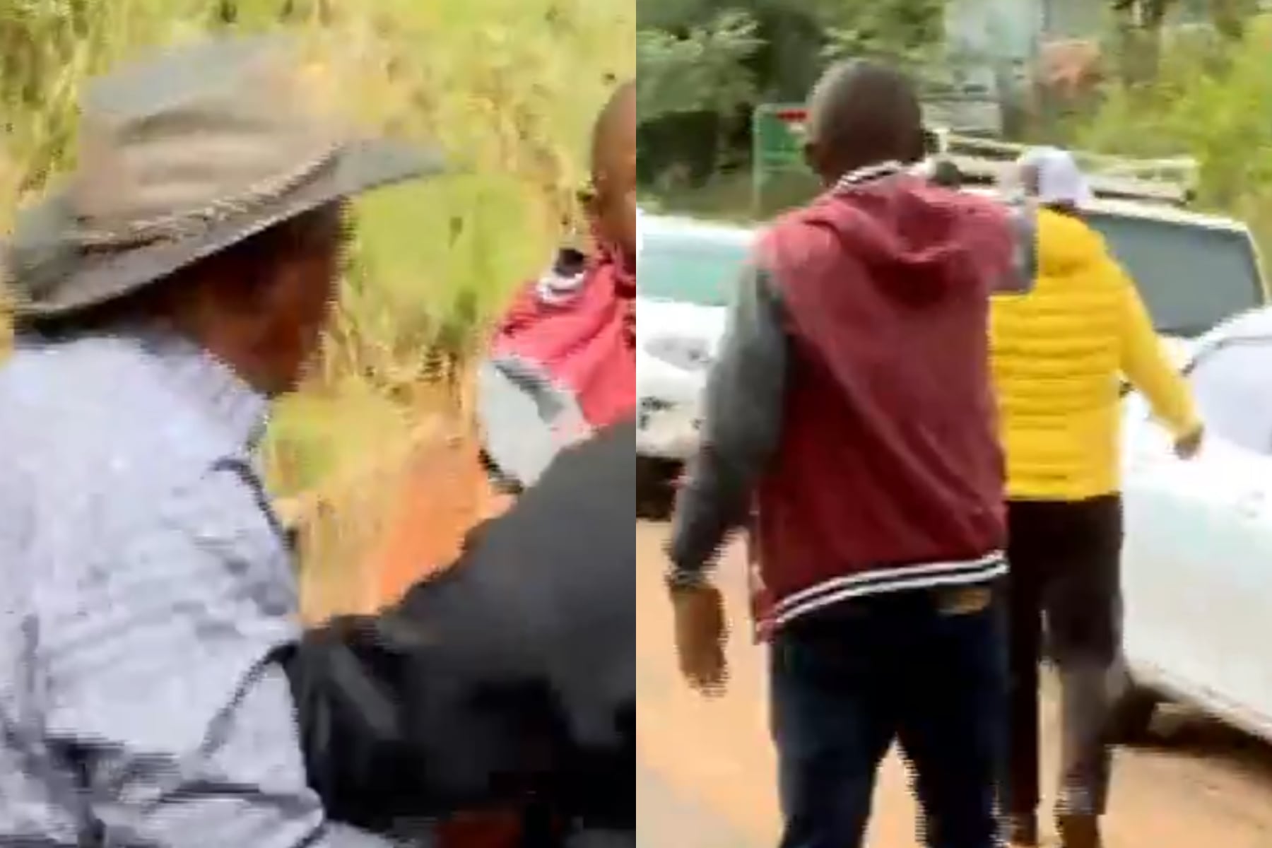 Collage photo of Justin Muturi and Thuku Kiragu.